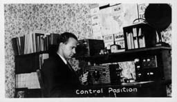 John Kraus at control position