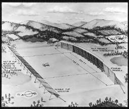 Big Ear radio telescope modified original plan